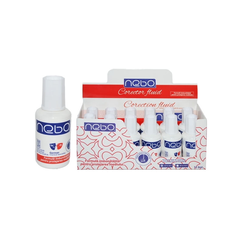 Corector fluid, 12 ml - NEBO