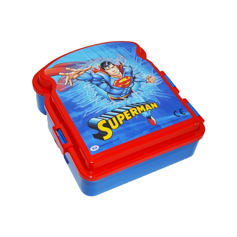 Cutie sandwich Superman, verticala, 16.5x15 cm