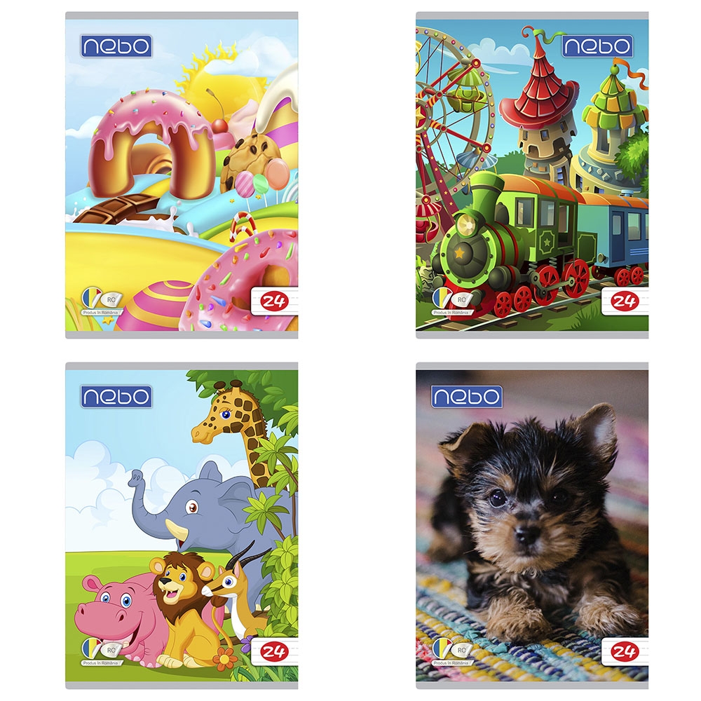 Caiet A5 tip II 24 file - NEBO