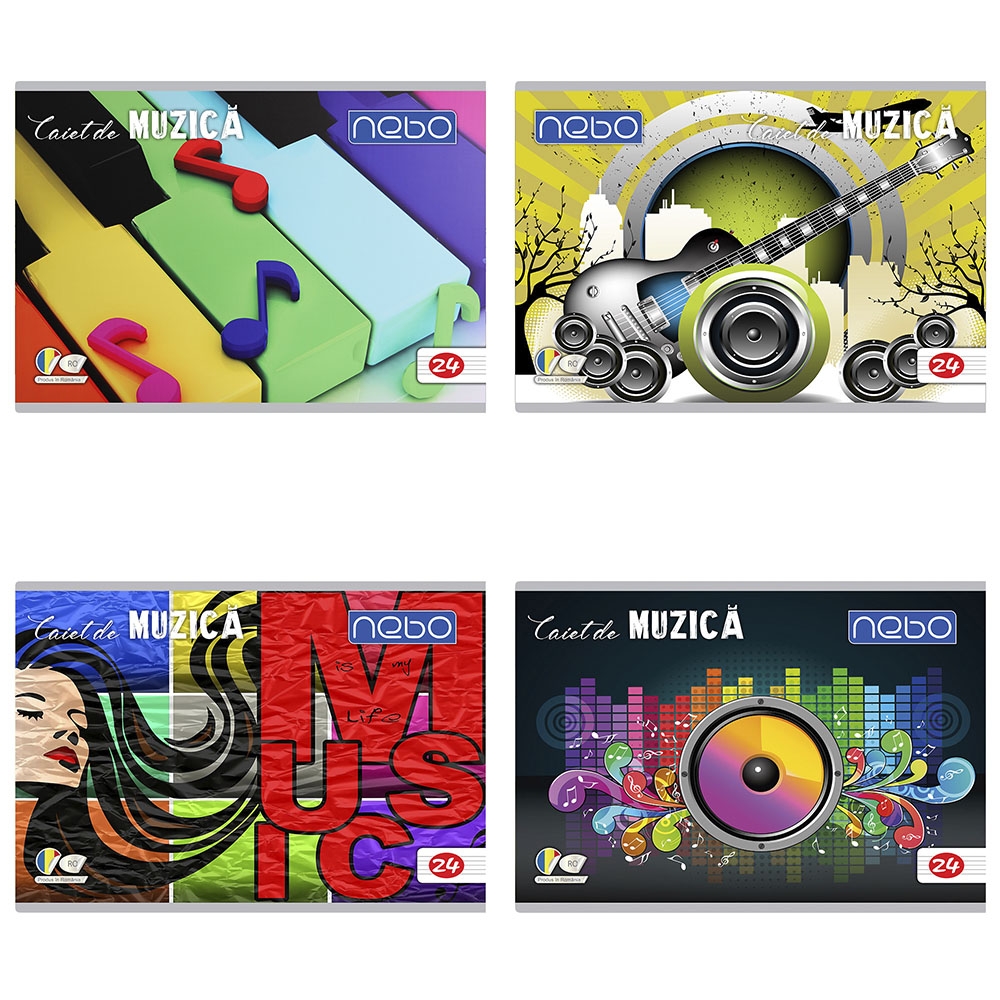 Caiet muzica 24 file - NEBO