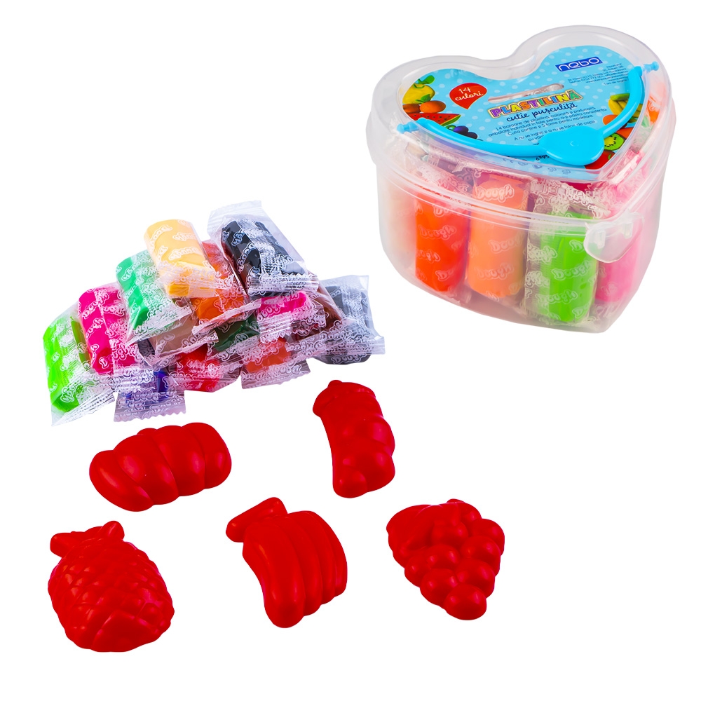 Plastilina Inimioara, 14 buc/set -  NEBO