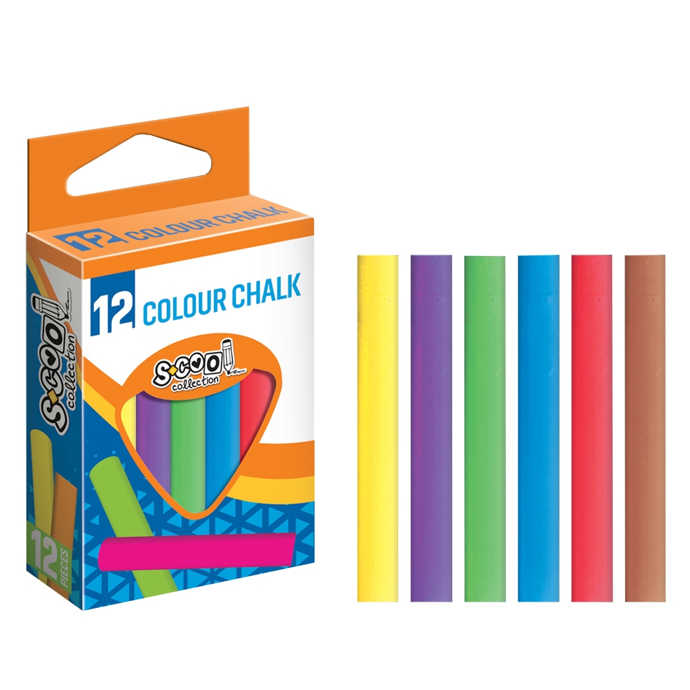 Creta color anti-dust, 12 buc/cutie - S-COOL