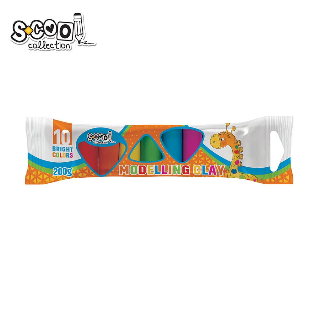 Plastilina, 10 culori/set, 200 g - S-COOL