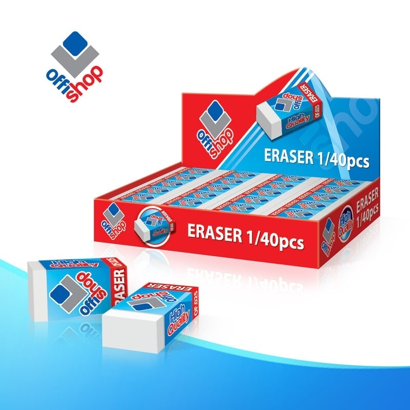 Radiera alba, 40 buc/cutie - OFFISHOP