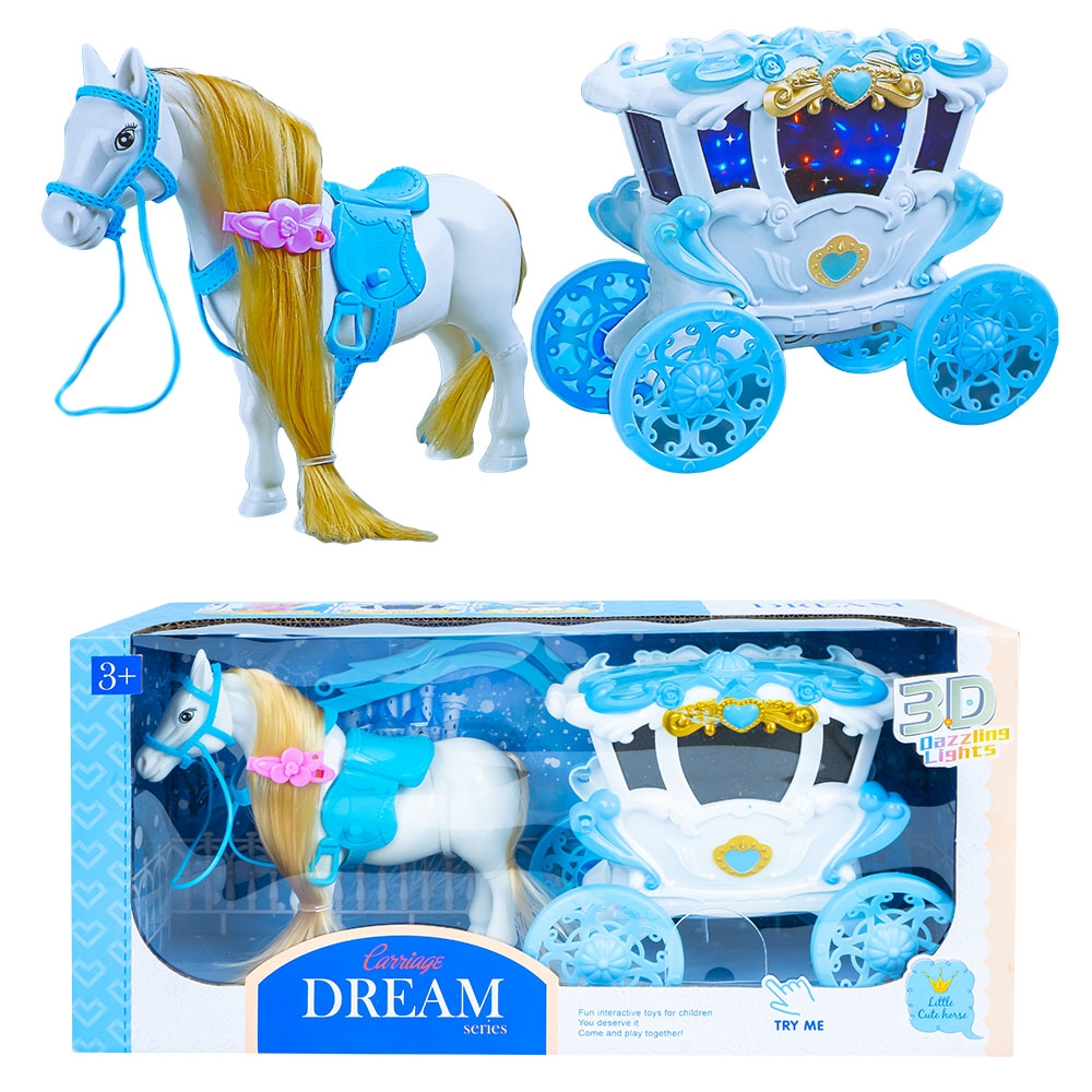 Caleasca cu calut, lumina/muzica