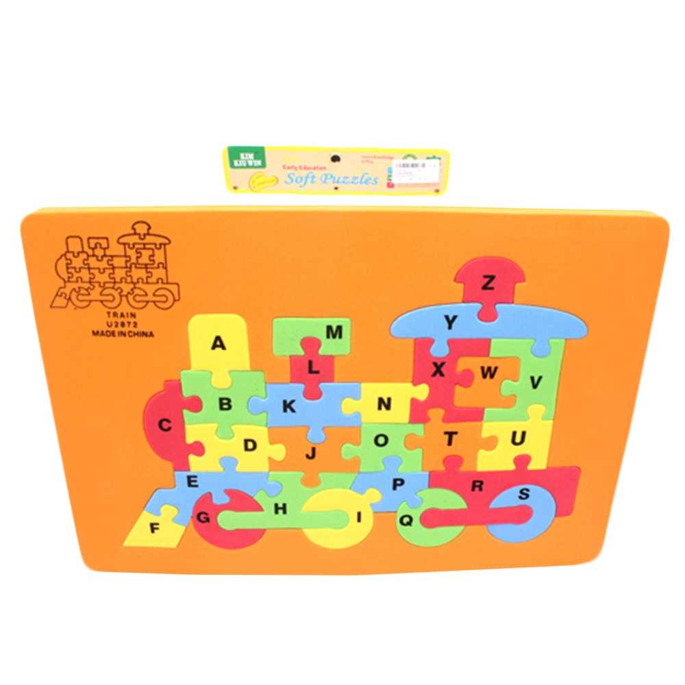 Puzzle EVA, incastru, Trenulet