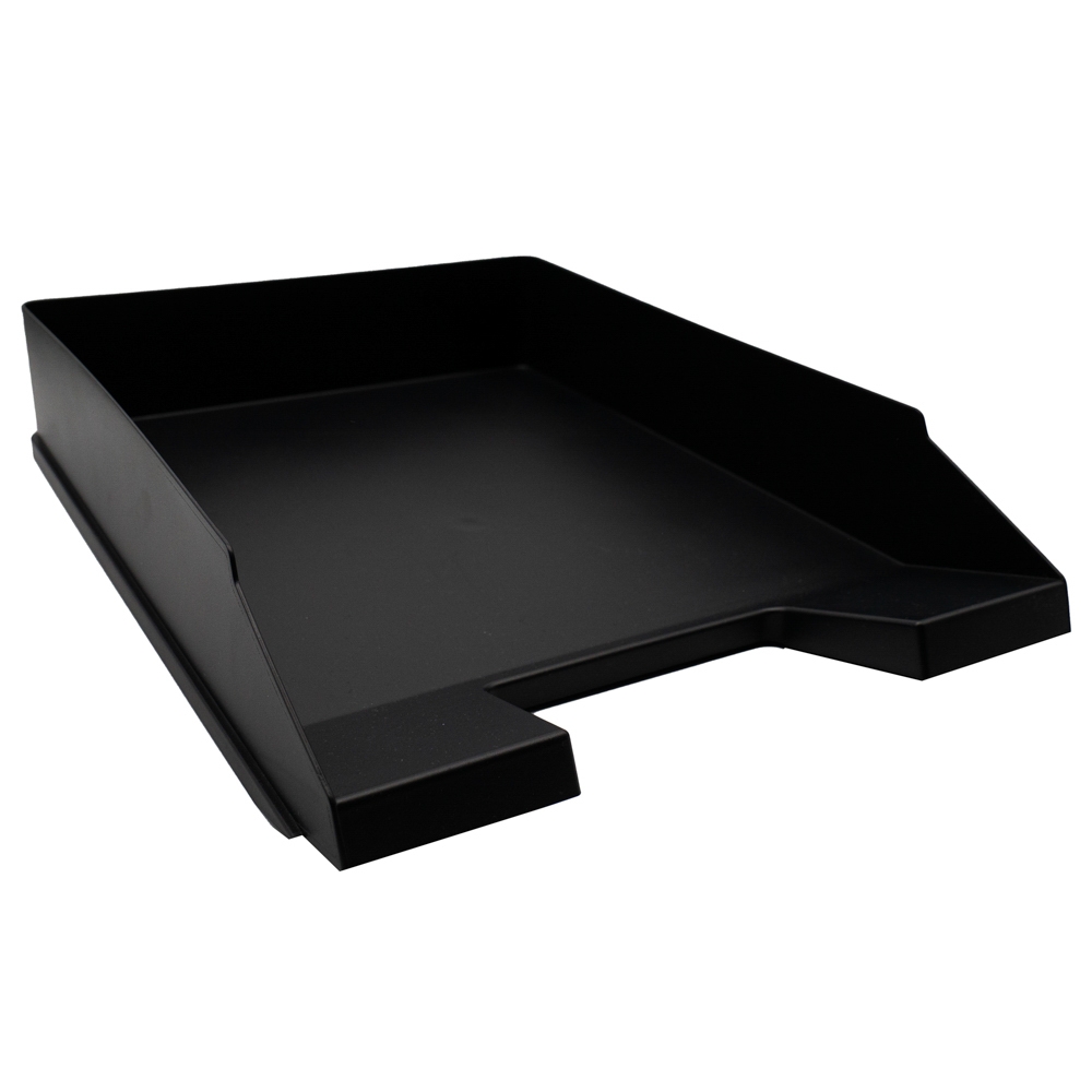 Tavita pentru documente, flexibila, HIPS, Neagra - NEBO