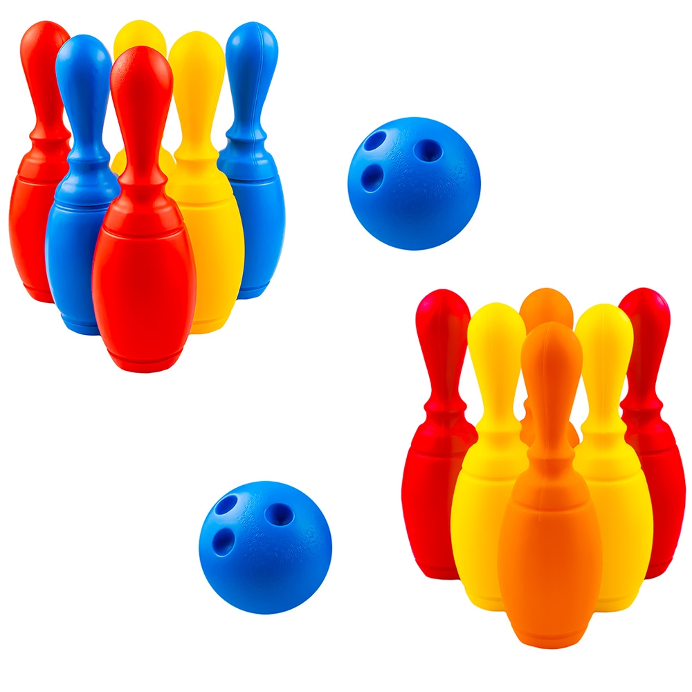 Set Bowling, 6 piese + minge si suport - ROBENTOYS