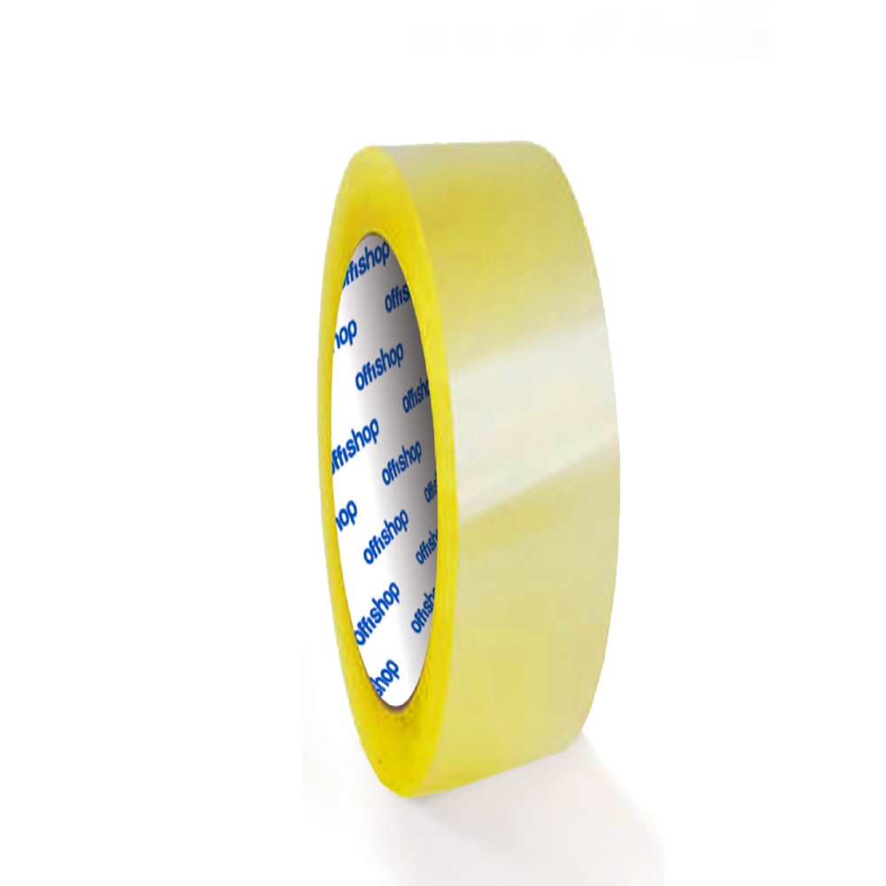 Banda adeziva transparenta, 25mm x 60m x 38mic - OFFISHOP
