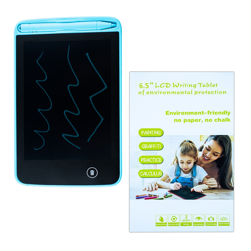 Tablita pentru scris, LCD, 6,5 inch, cu baterii