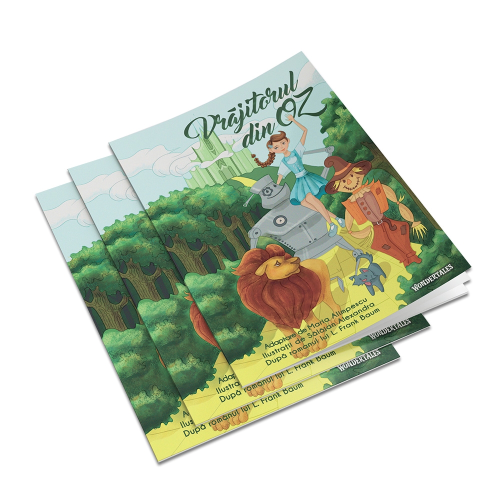 Carte de colorat, Vrajitorul din Oz - WONDERTALES