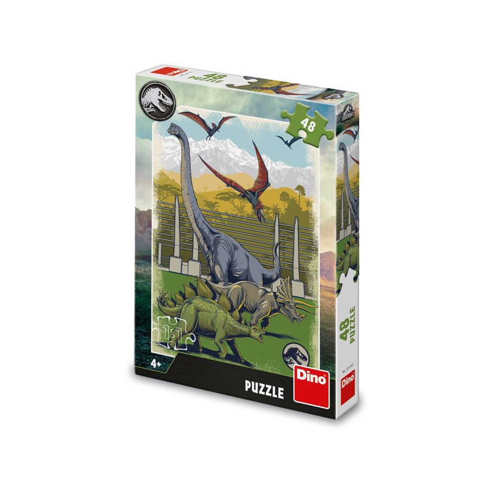 Puzzle 48 piese, Jurassic World - DINO TOYS