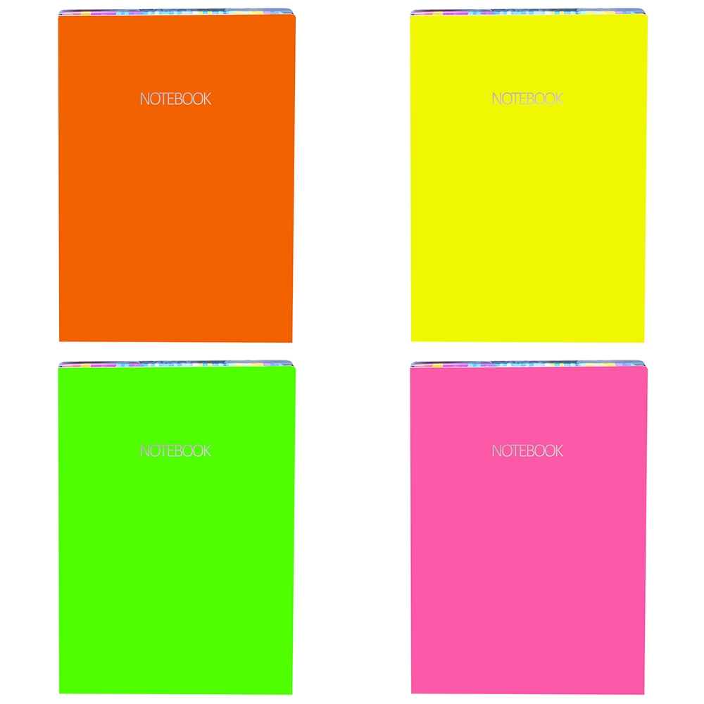 Notes A5, 80 file, Neon