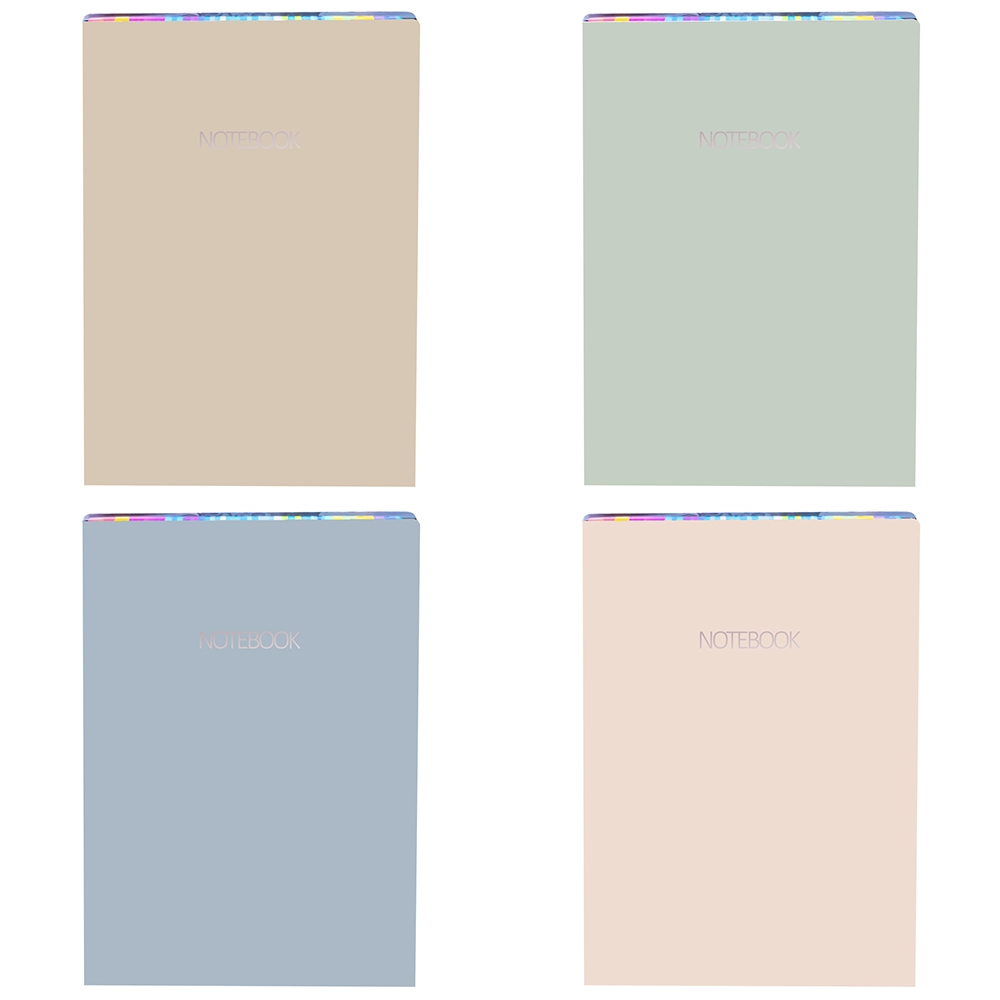 Notes A5, 80 file, Pastel