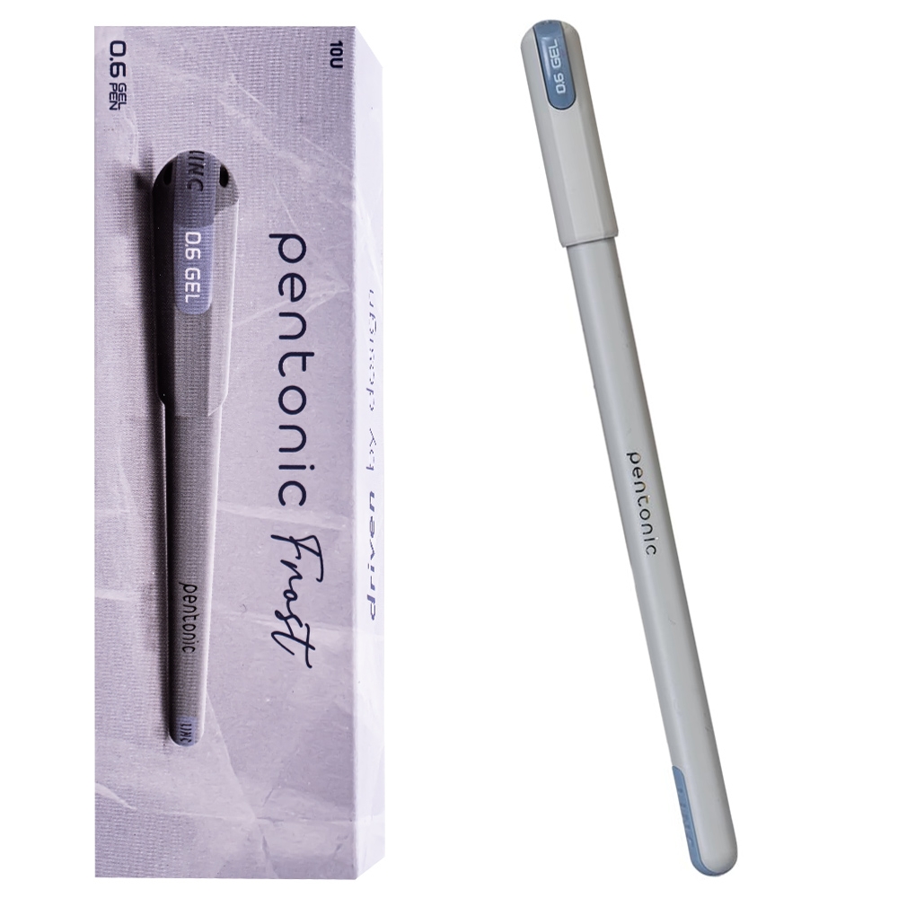 Pix Pentonic Frost, cu gel, mina neagra, 0.7 mm - LINC