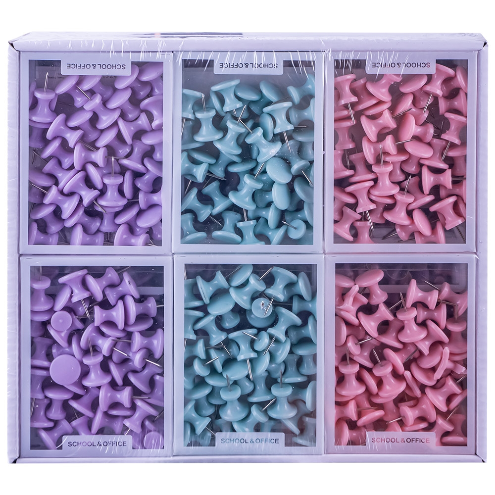 Ace panou pluta, 25mm, 35 buc/set, culori pastel - Bachang