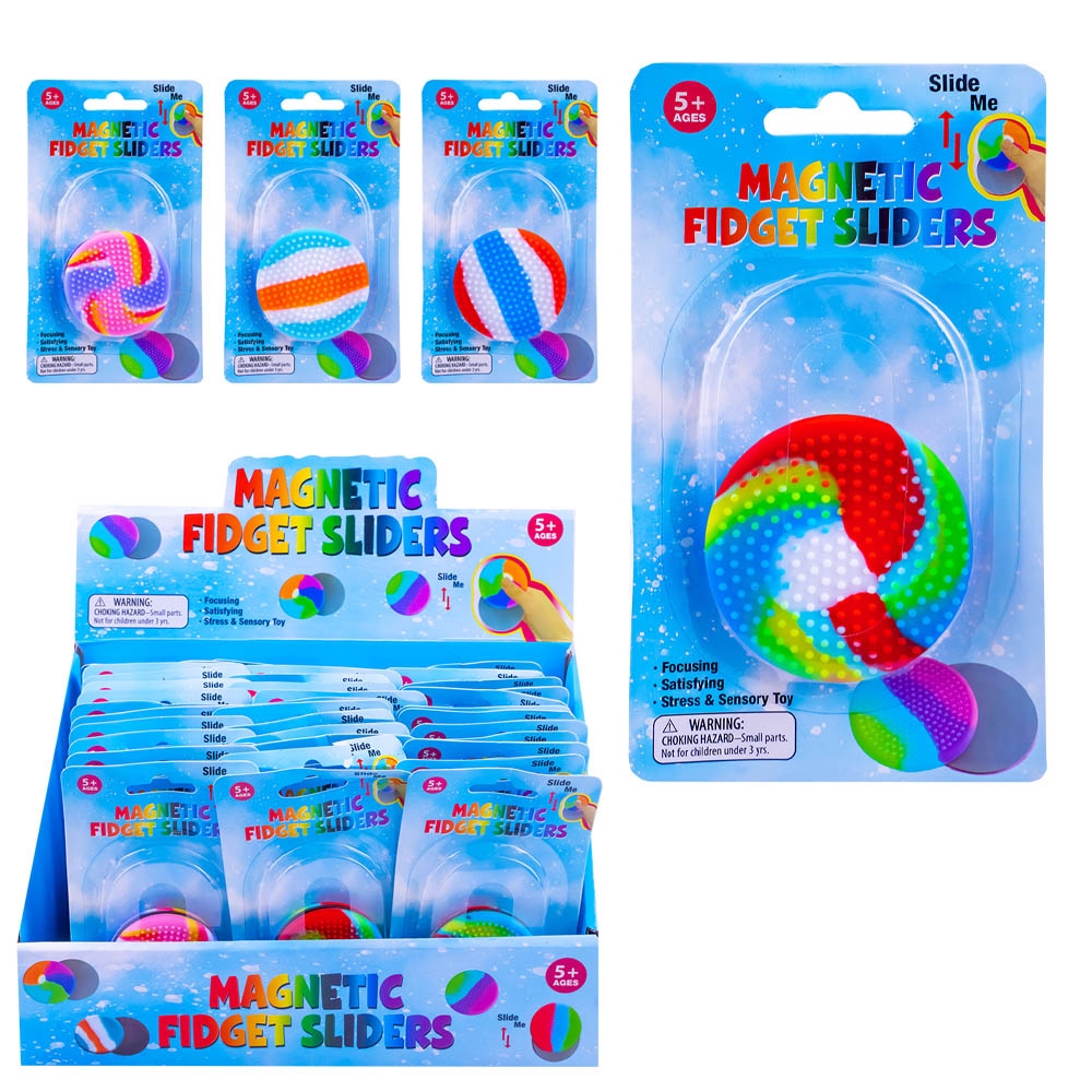 Jucarie antistres, magnetica, Finger sliders