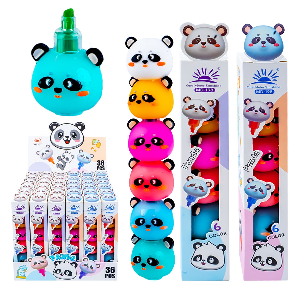 Text marker stivuibil, Ursulet, 5 culori/set