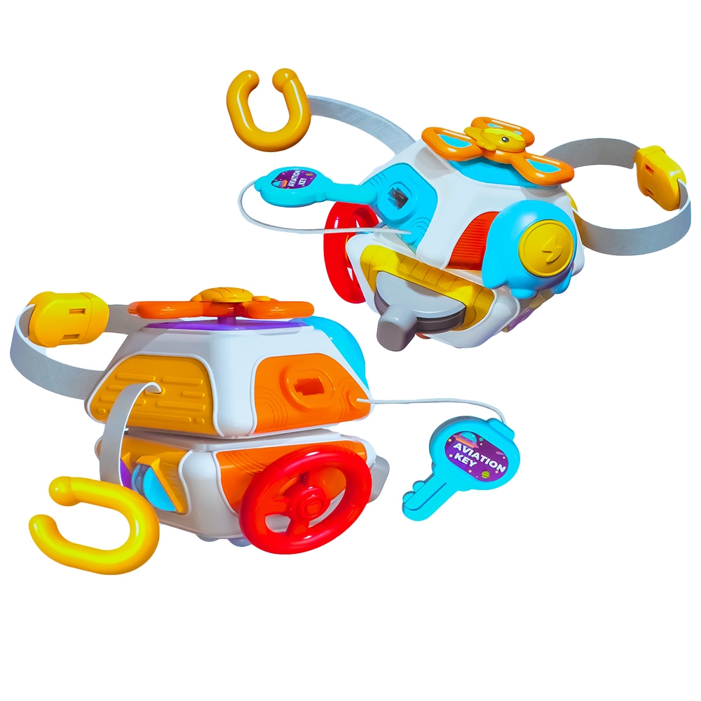 Jucarie educationala, pentru bebelusi, 15x14x14 cm