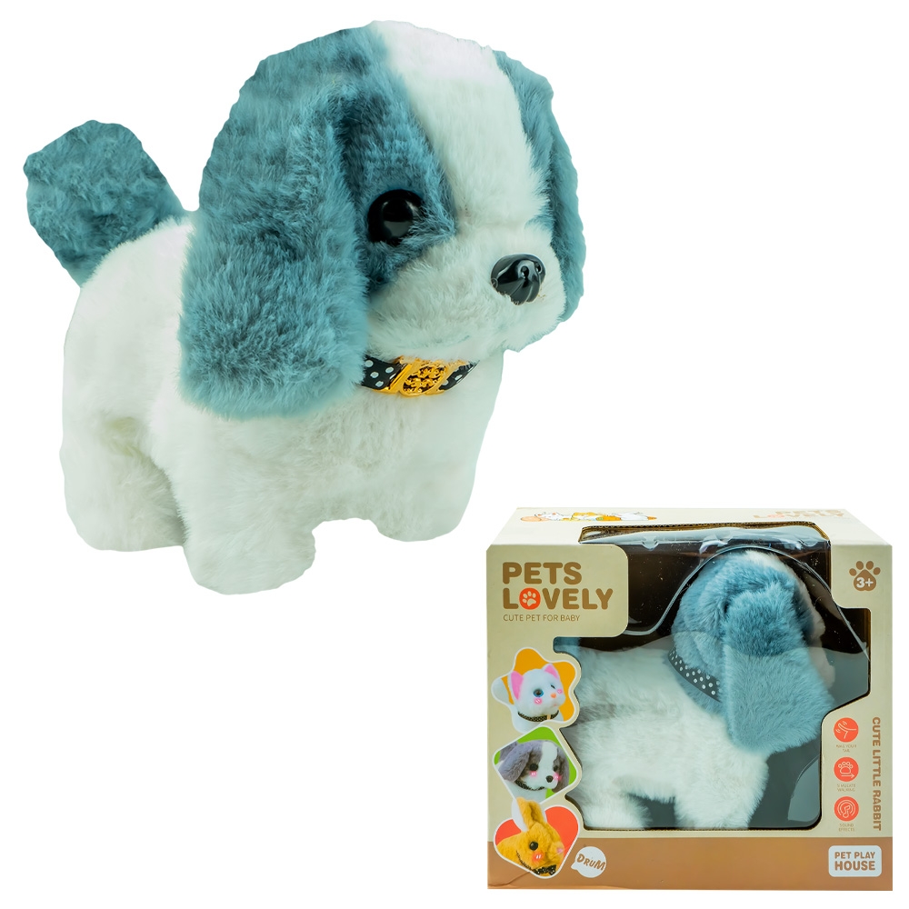 Catelus cu baterii, 18.5x16x9 cm