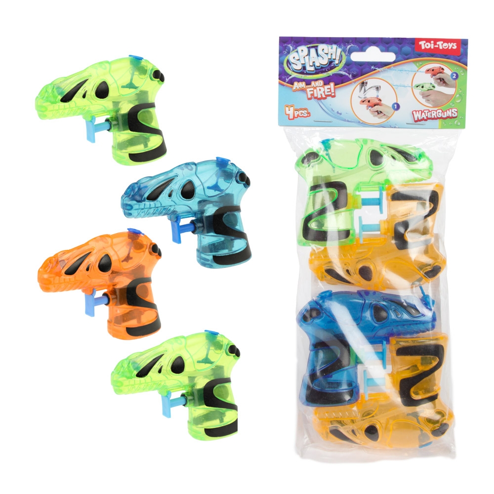 Pistoale apa mini, 4 buc/set - Toi-Toys