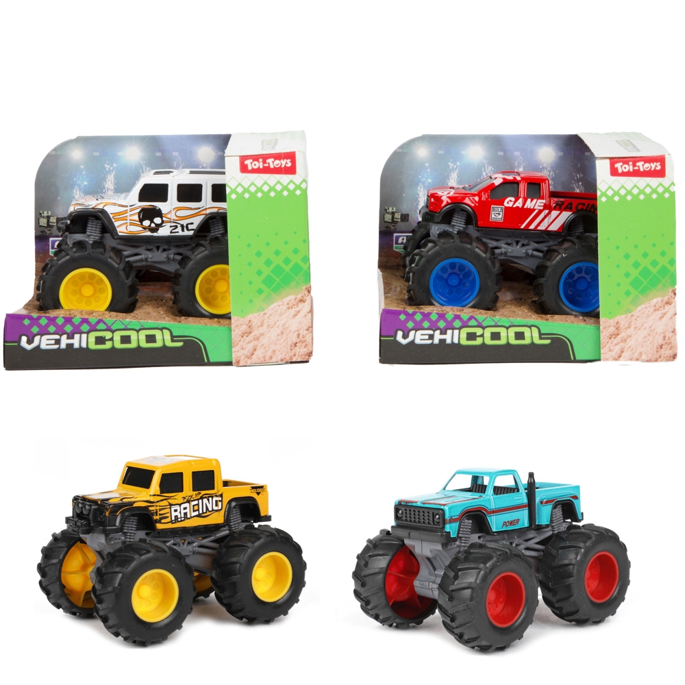 Masina Monster Truck, din metal - Toi-Toys