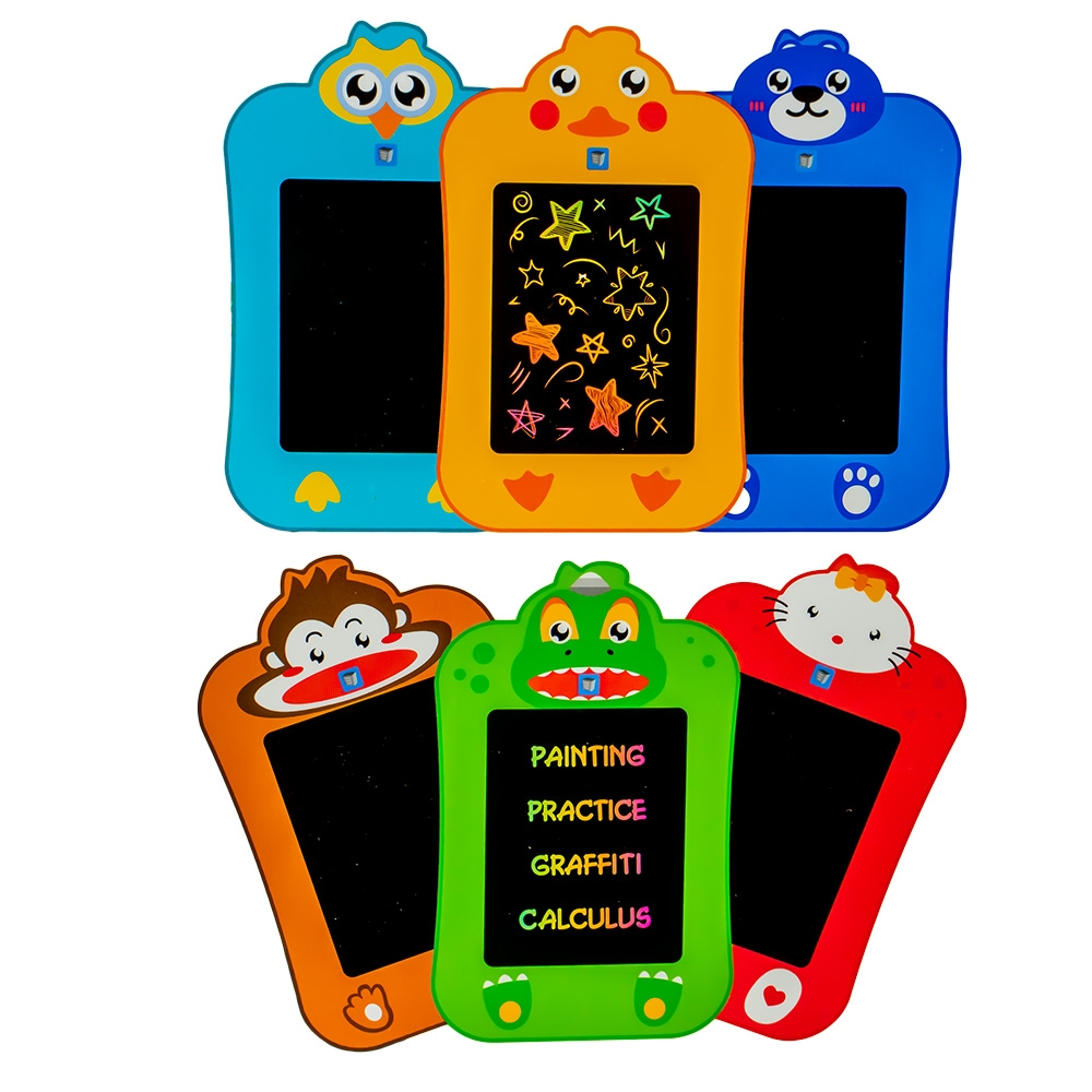 Tablita pentru scris, LCD, cu baterii, Animale