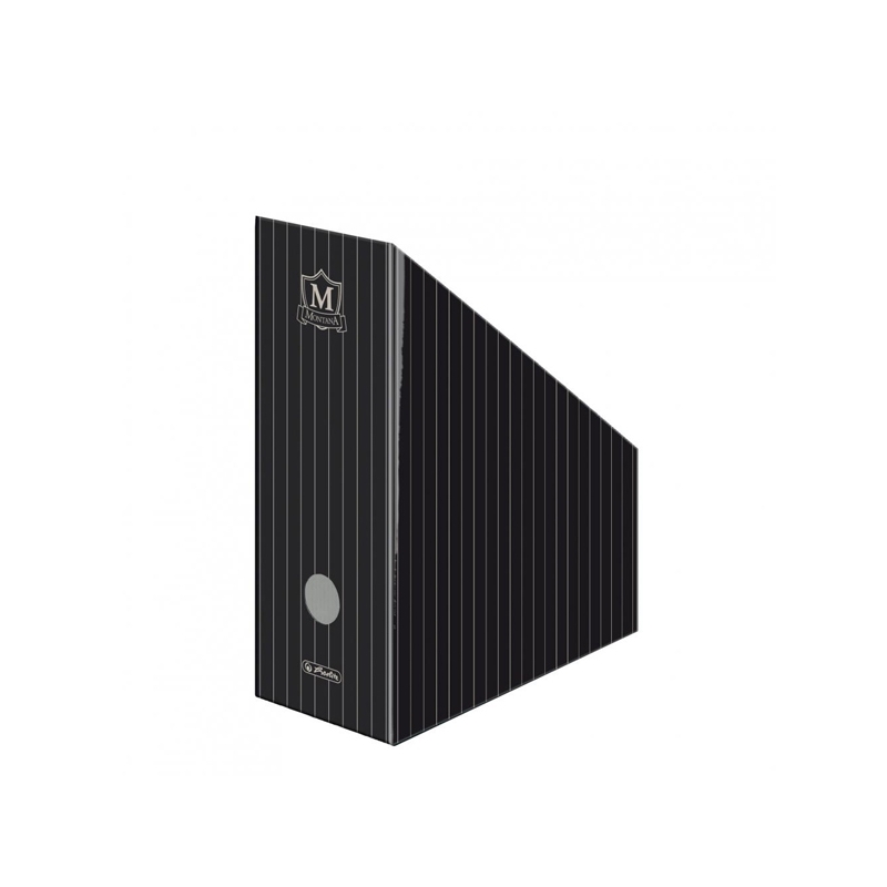 Suport dosare carton A4 motiv Montana IV negru